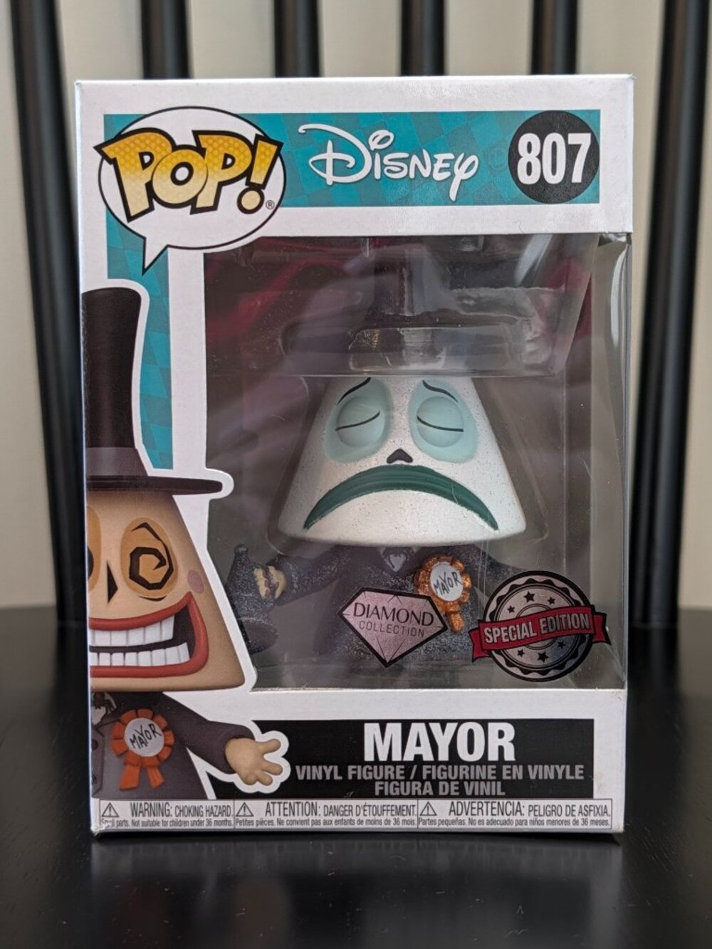 Funko Pop! Disney The Nightmare Before Christmas Mayor #807 Diamond Collection S